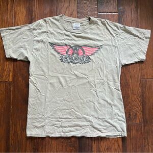 Vtg 90s 1999 Aerosmith Nothing Can Stop This Rock Tour T-Shirt Size L
